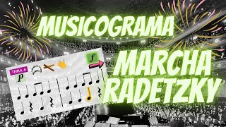 Marcha Radetzky MUSICOGRAMA  Rhythm Challenge Christmas🎵✨ [upl. by Aienahs]