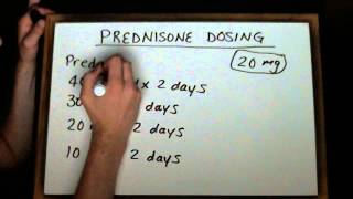 Community Pharmacy Prescriptions II Prednisone Dosing [upl. by Chastity]