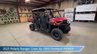 2025 Polaris Ranger Crew Xp 1000 Premium PX0669 [upl. by Gapin843]