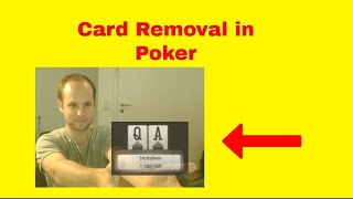 Card Removal in Poker MTTs [upl. by Naivaj515]