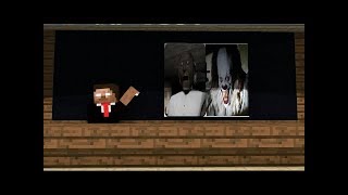 Monster School  Granny amp Clown Horror CHALLENGE  Minecraft Animation ZakieXD [upl. by Santiago130]