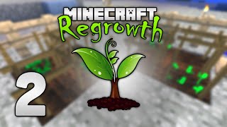 Modded Minecraft Regrowth HQM  2  Becoming one with nature [upl. by Lee]