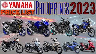 Yamaha Price List in Philippines 2023 [upl. by Cattan942]