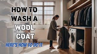 Never Fear Washing Again How to Wash a Wool Coat with Confidence [upl. by Darnall662]