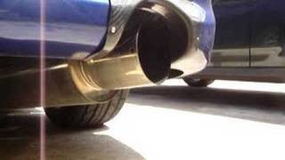 hks high power cat back exhaust on evo 8 [upl. by Casta]