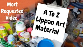 Lippan Art Course Class  1  Lippan Art Work For Beginners  Lippan Art Tutorial [upl. by Arnold484]