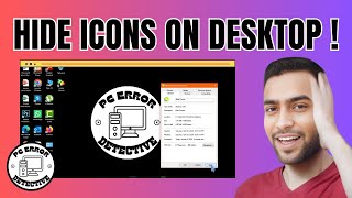 How to Hide Icons on Desktop in Windows 10 [upl. by Kennedy]