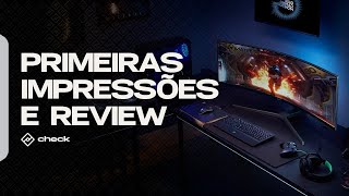 AS PRIMEIRAS 24 HORAS COM O MONITOR DE 49 POLEGADAS  PRIMEIRAS IMPRESSÃ•ES E REVIEW [upl. by Lamahj]