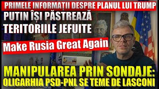 Pacea lui Trump pentru Ucraina O mârșăvie Putin jubilează Manipularea prin sondaje Scopul vizat [upl. by Dudley645]