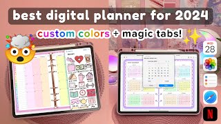 You NEED this Digital Planner for 2024 🤯💗  iPad amp Android new features ✨ [upl. by Lamrej]