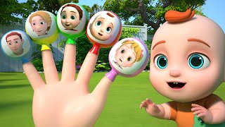 Finger Family Song  Daddy Finger  More Nursery Rhymes  Boo Kids Songs [upl. by Aielam395]