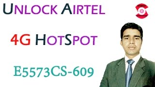 UNLOCK AIRTEL 4G HOTSPOT E5573CS609  Jio Sim in 4g Hotspot  Easy WAY [upl. by Serdna]