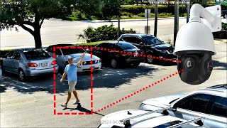 AI Human Detection Triggers AutoTracking PTZ camera [upl. by Lahcar375]