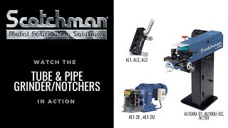 Scotchman Tube and Pipe Notcher Grinders  Manual amp Electric Models [upl. by Enrichetta222]