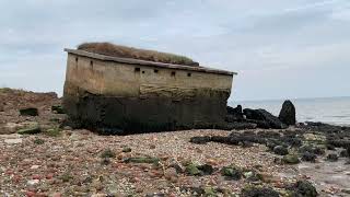 Warden Beach Pillboxes 🥸 Sheerness Isle Of Sheppy Kent  England UK 🇬🇧 [upl. by Jude518]