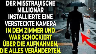 DER VERDÄCHTIGE MILLIONÄR INSTALLIERTE EINE VERSTECKTE KAMERA IN SEINEM ZIMMER ES WAR EIN SCHOCK [upl. by Aitselec]