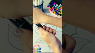 Drawing a flower 2024trending viralshortsviralvideo drawing [upl. by Aleetha696]