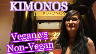 Kimonos dining review in Disneys Dolphin and Swan Resort Hotel  Vegan amp nonvegan food [upl. by Eceinert]