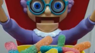 Asmr🏂filling sour gummy candies in grannys plateasmrsatisfyingtrending [upl. by Ilrahs100]