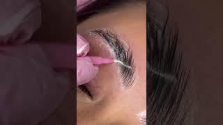 Eyebrow lamination live in action 🎥⚡ [upl. by Eivets658]