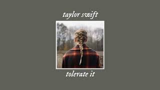 tolerate it  taylor swift slowedreverb [upl. by Eeliah]