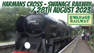 Trains At Harmans Cross  Swanage Railway  28th August 2023 [upl. by Odell]