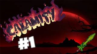 Terraria  Melee Calamity  Episode 1  No Commentary  Unedited terraria calamity [upl. by Bromley]