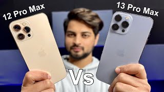 iPhone 13 Pro Max Vs iPhone 12 Pro Max Full Detailed Comparison  Mohit Balani [upl. by Maag]