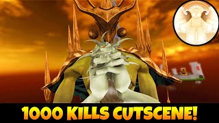 1000 Phase KILLSTREAK GLOVE CUTSCENE  quotApostle of Judgementquot BADGE in SLAP BATTLES ROBLOX [upl. by Hogg442]