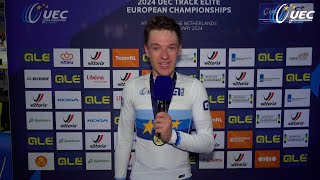 EuroTrack24  Ethan Hayter interview [upl. by Anelak645]