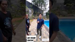 Gading Desta Dan Ariel Noah Kagum Dengan Air Terjun Buatan Di Rumah Raffi Ahmad shorts [upl. by Omrelliug]