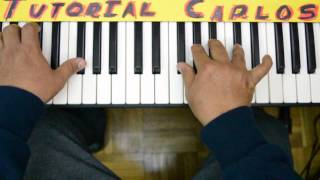 Eterno amor Roberto Orellana  Tutorial Piano Carlos [upl. by Kucik649]