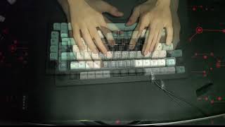 PBT vs ABS Keycaps Full Sound Test [upl. by Yuri417]