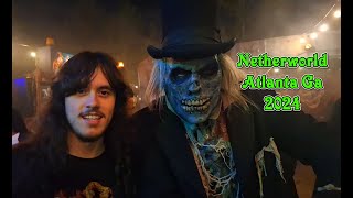 Our night at NETHERWORLD Haunted House Atlanta Georgia Halloween attractionMONSTERS [upl. by Anovahs]