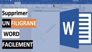 WORD  SUPPRIMER un FILIGRANE qui ne disparaîtra pas  Tutoriel [upl. by Ahsiyt]