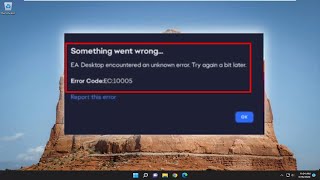 Fix EA Desktop Error Code 10005 on Windows PC Laptop [upl. by Cortney]