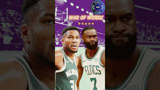 Jaylen Brown amp Giannis Antetokumpo Get Heated nba celtics bucks [upl. by Htenaj]