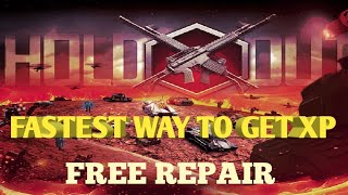 War Commander Hold OutFree RepairFASTEST WAY TO GET XP [upl. by Nicholl]