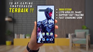 10 HP GAMING SNAPDRAGON 5G TERBAIK 2024 [upl. by Pauiie466]