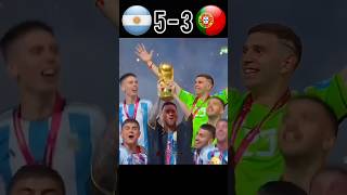 FIFA World cup QATAR 2022 IN the final match Argentina vs Franceshorts youtube football [upl. by Alrrats]