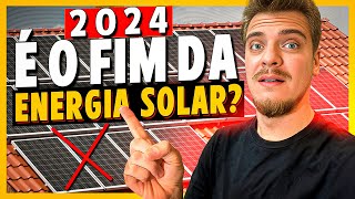 É O FIM DA ENERGIA SOLAR EM 2024 [upl. by Aneer]