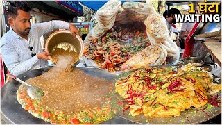 Sunil Shetty के spl शाही PANEER wale Chole Kulche  Street Food India [upl. by Lehsar]