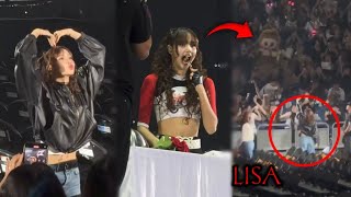 Lisas new song played at Kaohsiung Fan Meetup Lisa interacts with fans at fan meetup Kaohsiung [upl. by Thgiled]