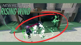 NEW RISING WIND REWORK ┃ Roblox Deepwoken [upl. by Orna]