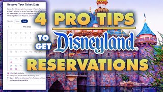 4 Pro Tips for hard to get Disneyland Reservations  How to Disneyland [upl. by Aneehsirk]