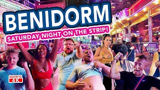 BENIDORM STRIP on a Saturday night is unbelievable [upl. by Kala]