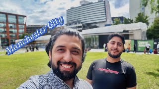 Manchester City Centre beautiful england🇬🇧uk Vlog 143 usmanalishahofficial6467 [upl. by Ominorej]