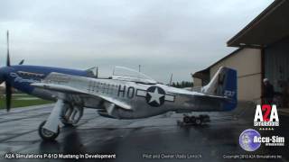 A2A P51D Mustang Moonbeam McSwine Walk Around [upl. by Ardnazxela]