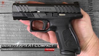 Beretta APX A1 Compact Tabletop Review and Field Strip [upl. by Eiltan829]