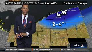 Afternoon weather forecast for Northeast Ohio December 26 2017 [upl. by Latoye]